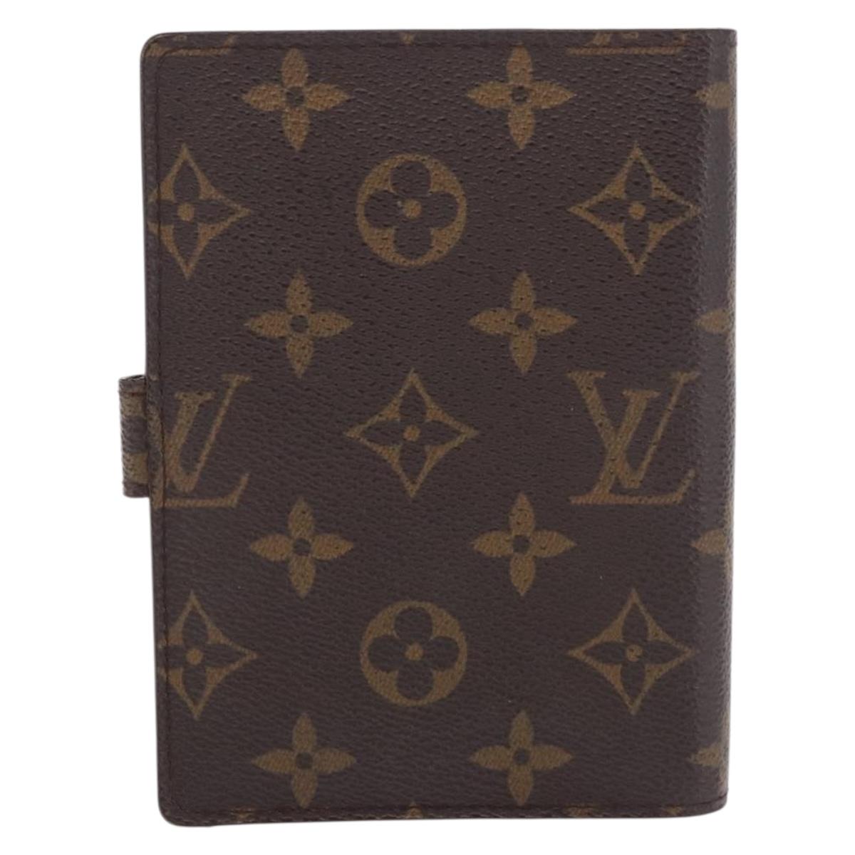 LOUIS VUITTON Monogram Agenda PM Day Planner Cover R20005 LV Auth BA13856