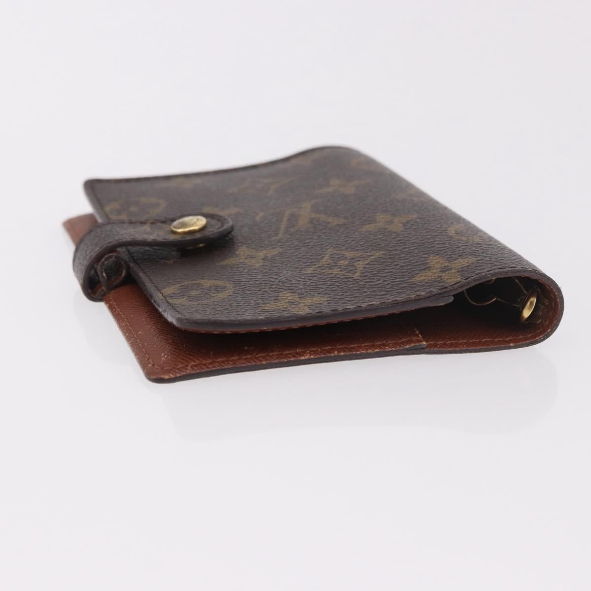 LOUIS VUITTON Monogram Agenda PM Day Planner Cover R20005 LV Auth BA13856