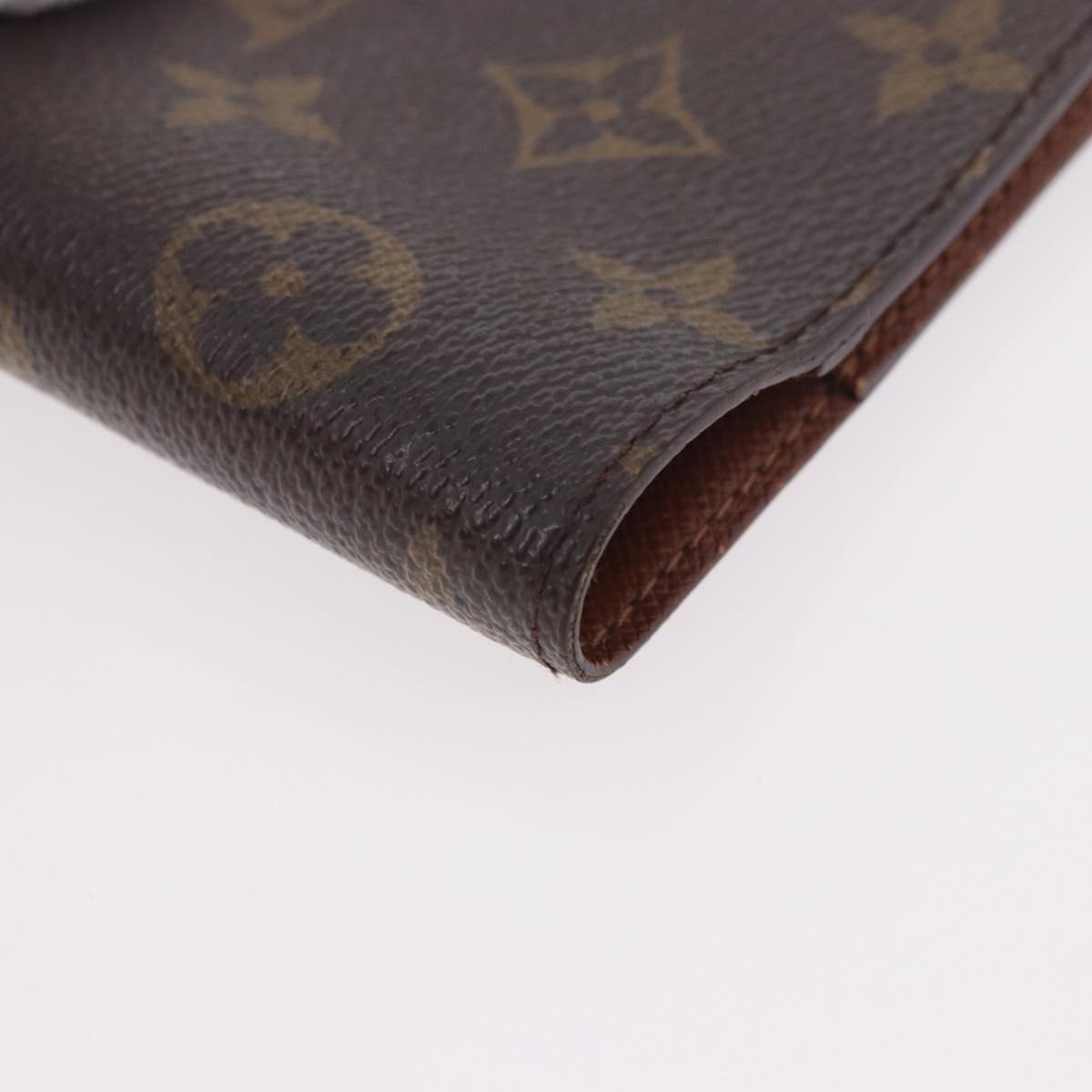 LOUIS VUITTON Monogram Agenda PM Day Planner Cover R20005 LV Auth BA13856