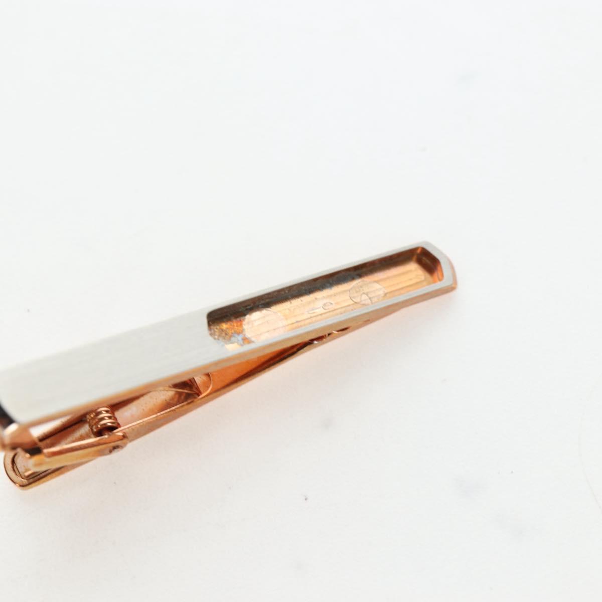 CELINE Nek Tie Pin Cuffs metal 12 Set Gold Tone Auth BA13870