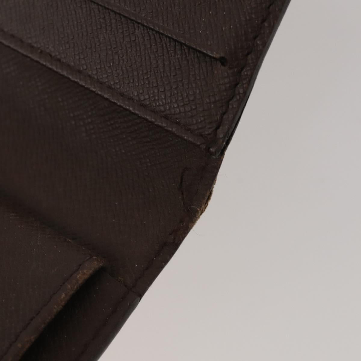 LOUIS VUITTON Damier Azur Damier Ebene Wallet 6 Set LV Auth BA13874