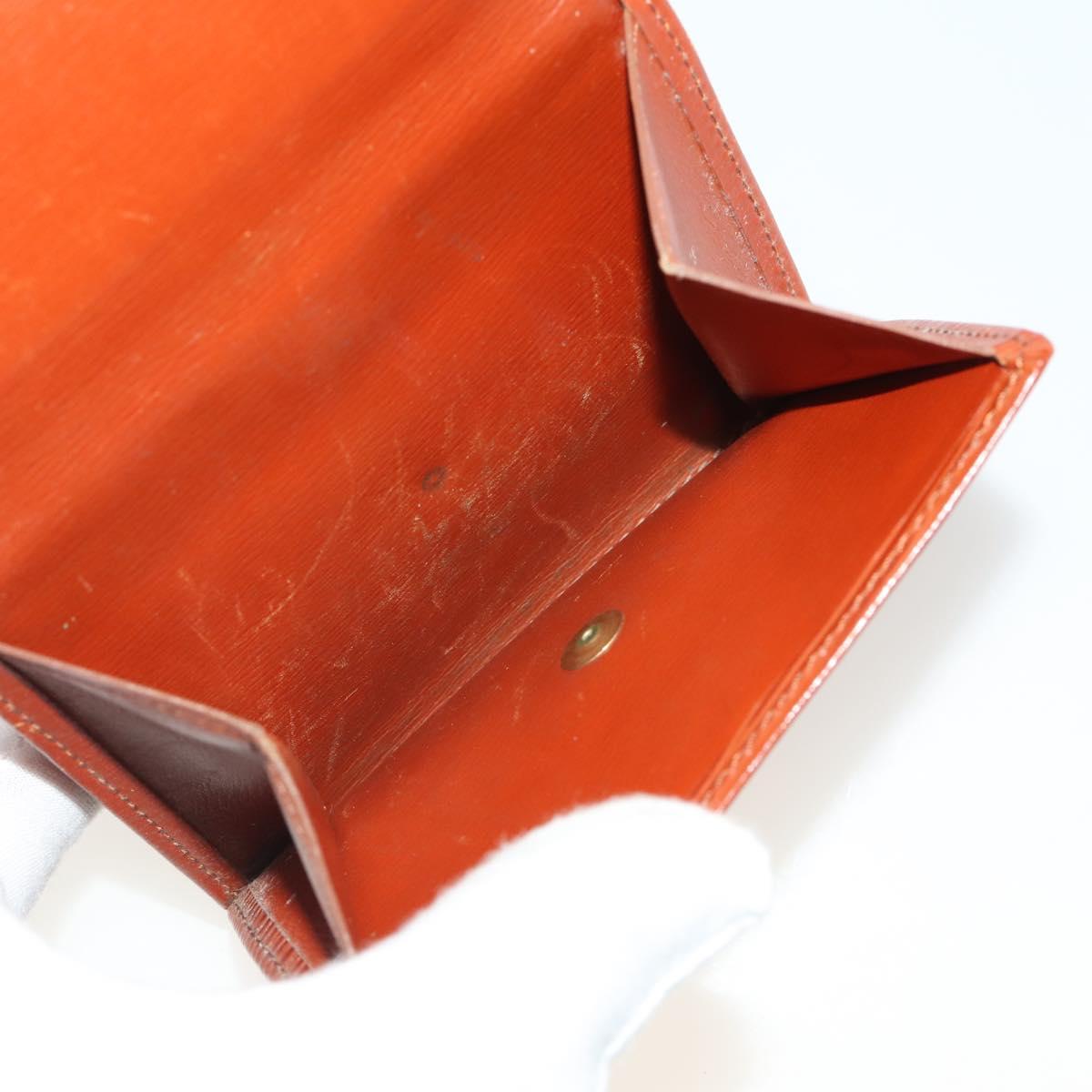 LOUIS VUITTON Monogram Vernis Epi Wallet 5 Set Red Beige Brown LV Auth BA13875