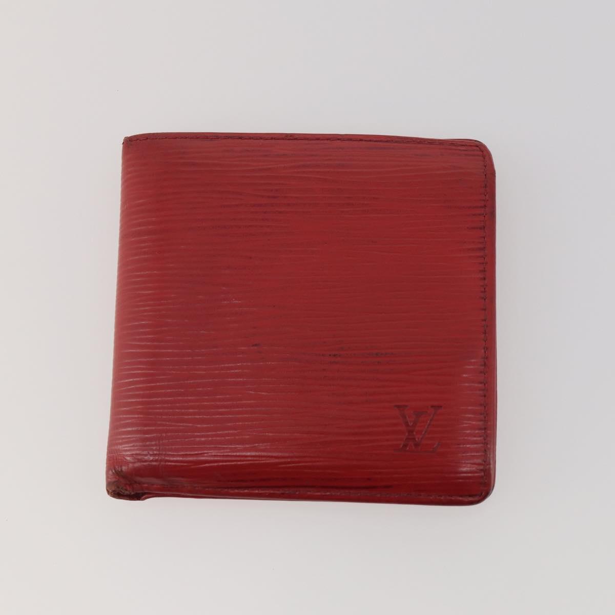 LOUIS VUITTON Monogram Vernis Epi Wallet 5 Set Red Beige Brown LV Auth BA13875
