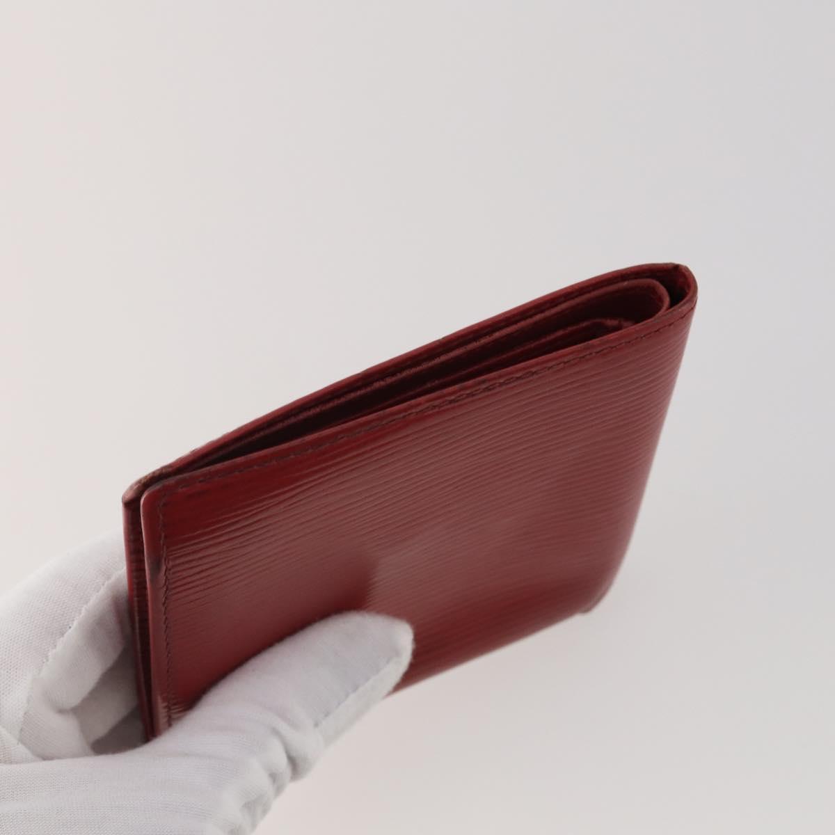 LOUIS VUITTON Monogram Vernis Epi Wallet 5 Set Red Beige Brown LV Auth BA13875