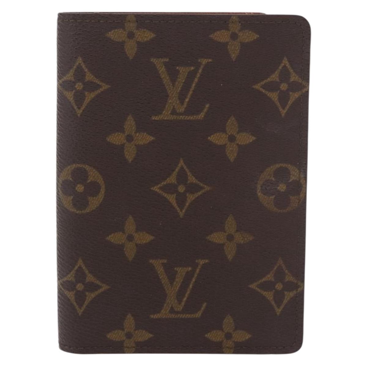LOUIS VUITTON Monogram Porte Billets Identity Wallet M61619 LV Auth BA13877