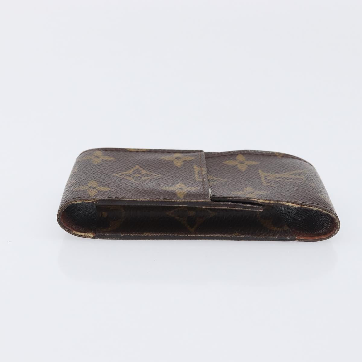 LOUIS VUITTON Monogram Etui Cigarette Case 2 Set LV Auth BA13879