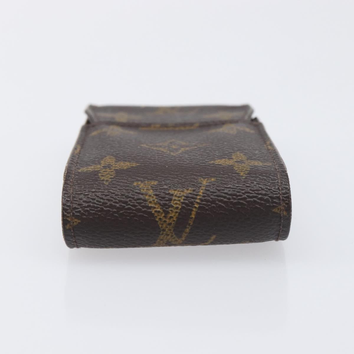 LOUIS VUITTON Monogram Etui Cigarette Case 2 Set LV Auth BA13879