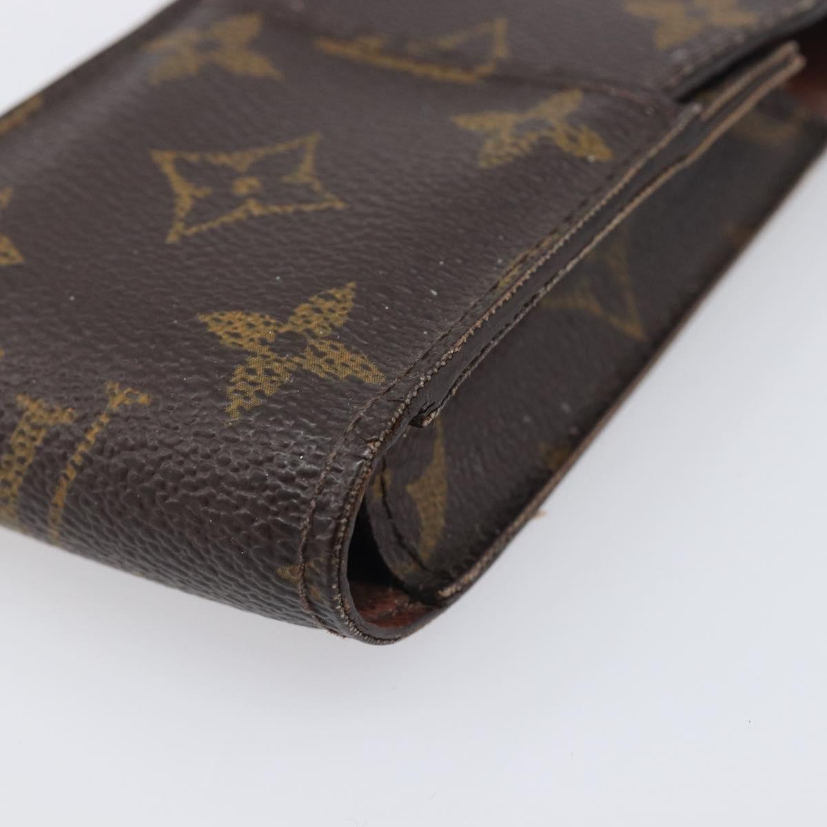 LOUIS VUITTON Monogram Etui Cigarette Case 2 Set LV Auth BA13879