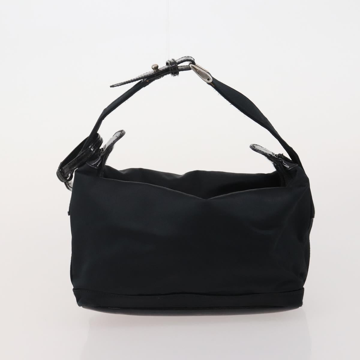 GUCCI GG Supreme Shoulder Bag PVC Nylon 4 Set Black Beige Auth BA13882