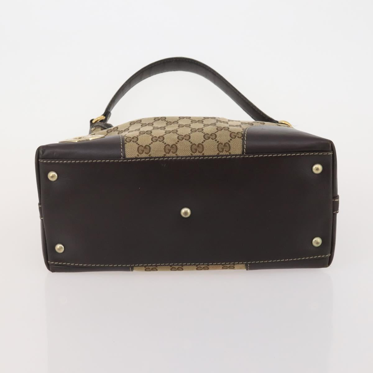 GUCCI GG Supreme Shoulder Bag PVC Nylon 4 Set Black Beige Auth BA13882