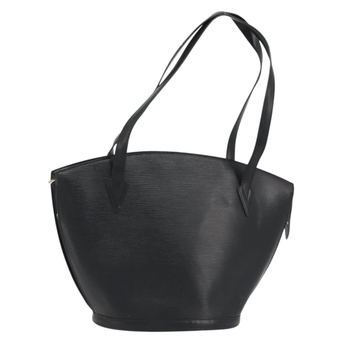 LOUIS VUITTON Epi Saint Jacques Shopping Shoulder Bag Black M52262 Auth BA13885