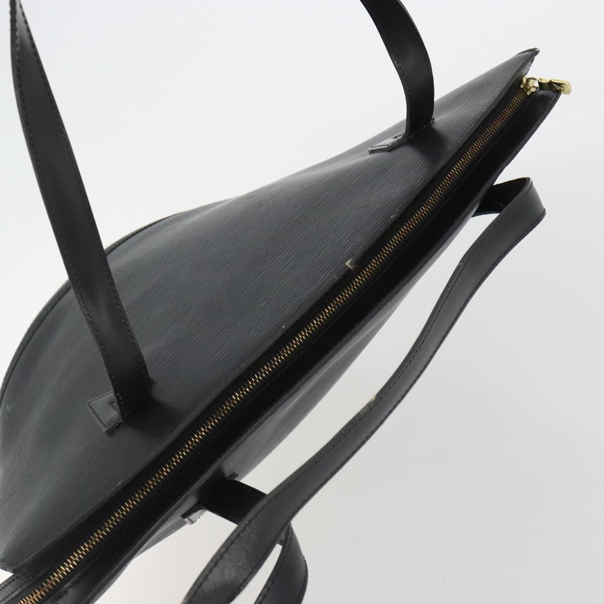 LOUIS VUITTON Epi Saint Jacques Shopping Shoulder Bag Black M52262 Auth BA13885