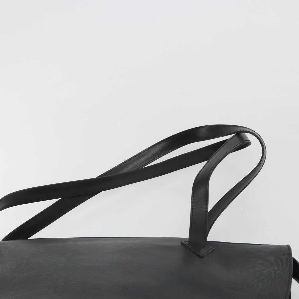LOUIS VUITTON Epi Saint Jacques Shopping Shoulder Bag Black M52262 Auth BA13885