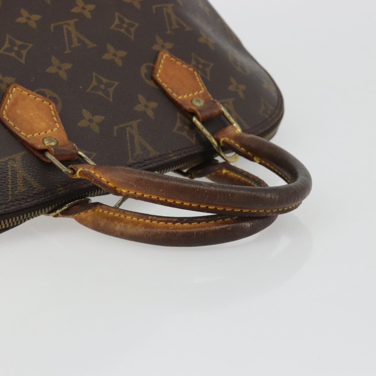 LOUIS VUITTON Monogram Alma Hand Bag M51130 LV Auth BA13886