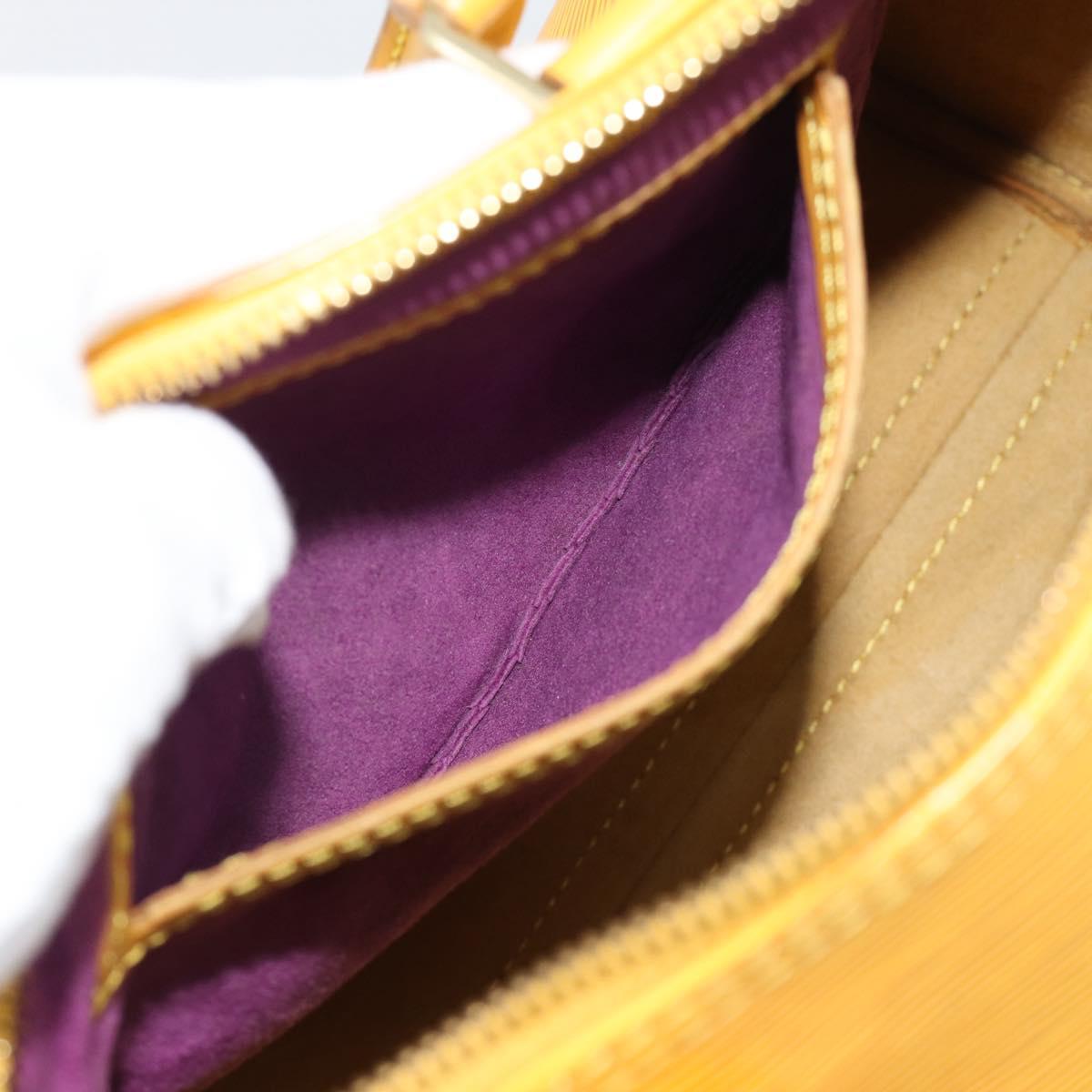 LOUIS VUITTON Epi Speedy 25 Hand Bag Tassili Yellow M43019 LV Auth BA13890A