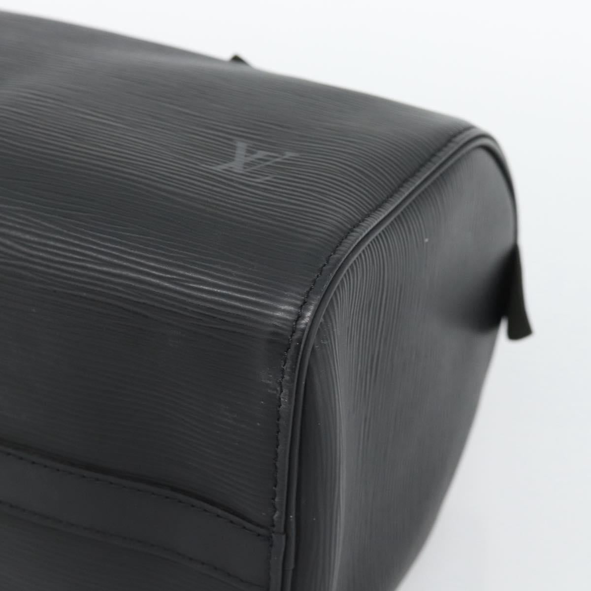 LOUIS VUITTON Epi Speedy 30 Hand Bag Noir Black M43002 LV Auth BA13894A