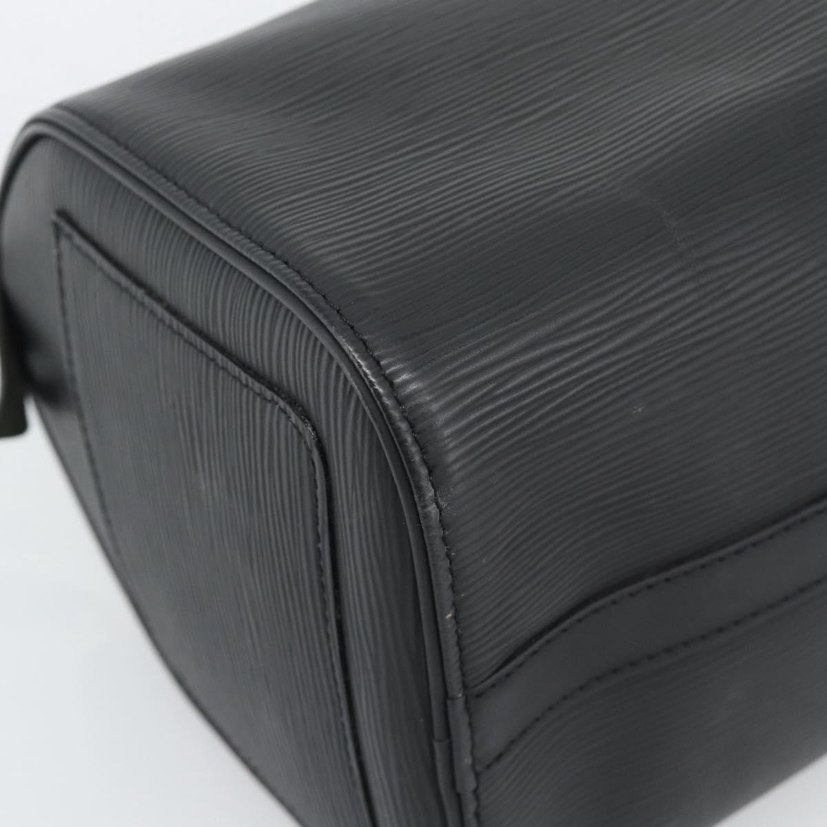 LOUIS VUITTON Epi Speedy 30 Hand Bag Noir Black M43002 LV Auth BA13894A