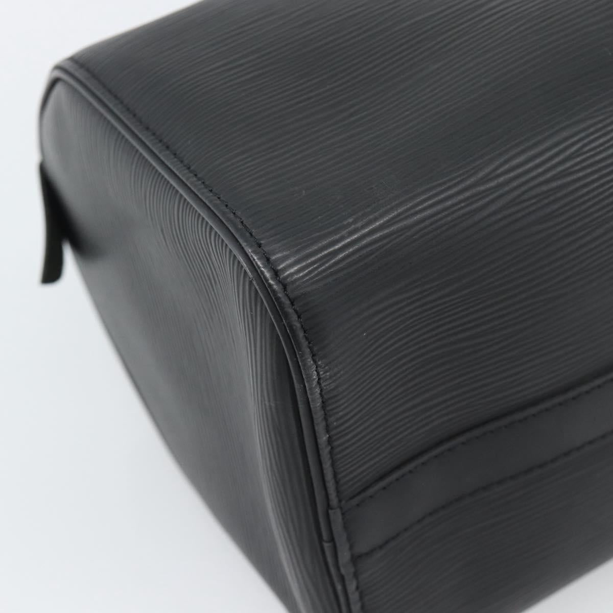 LOUIS VUITTON Epi Speedy 30 Hand Bag Noir Black M43002 LV Auth BA13894A