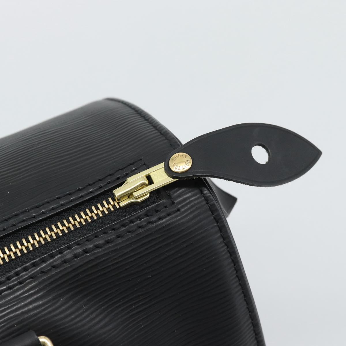 LOUIS VUITTON Epi Speedy 30 Hand Bag Noir Black M43002 LV Auth BA13894A