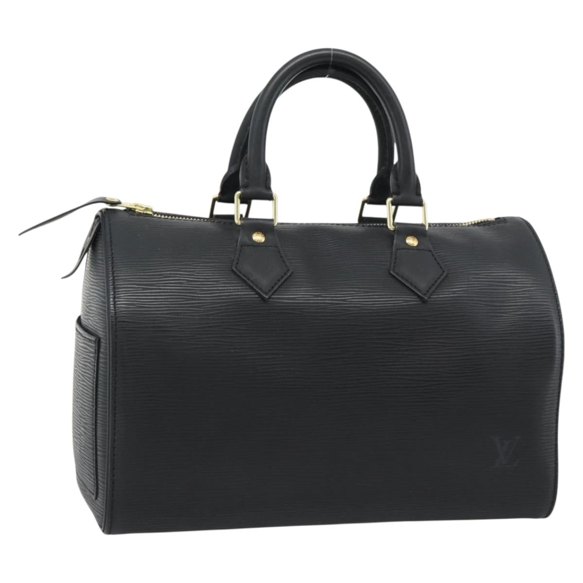 LOUIS VUITTON Epi Speedy 30 Hand Bag Noir Black M43002 LV Auth BA13894A