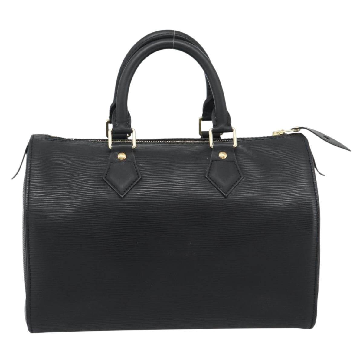 LOUIS VUITTON Epi Speedy 30 Hand Bag Noir Black M43002 LV Auth BA13894A