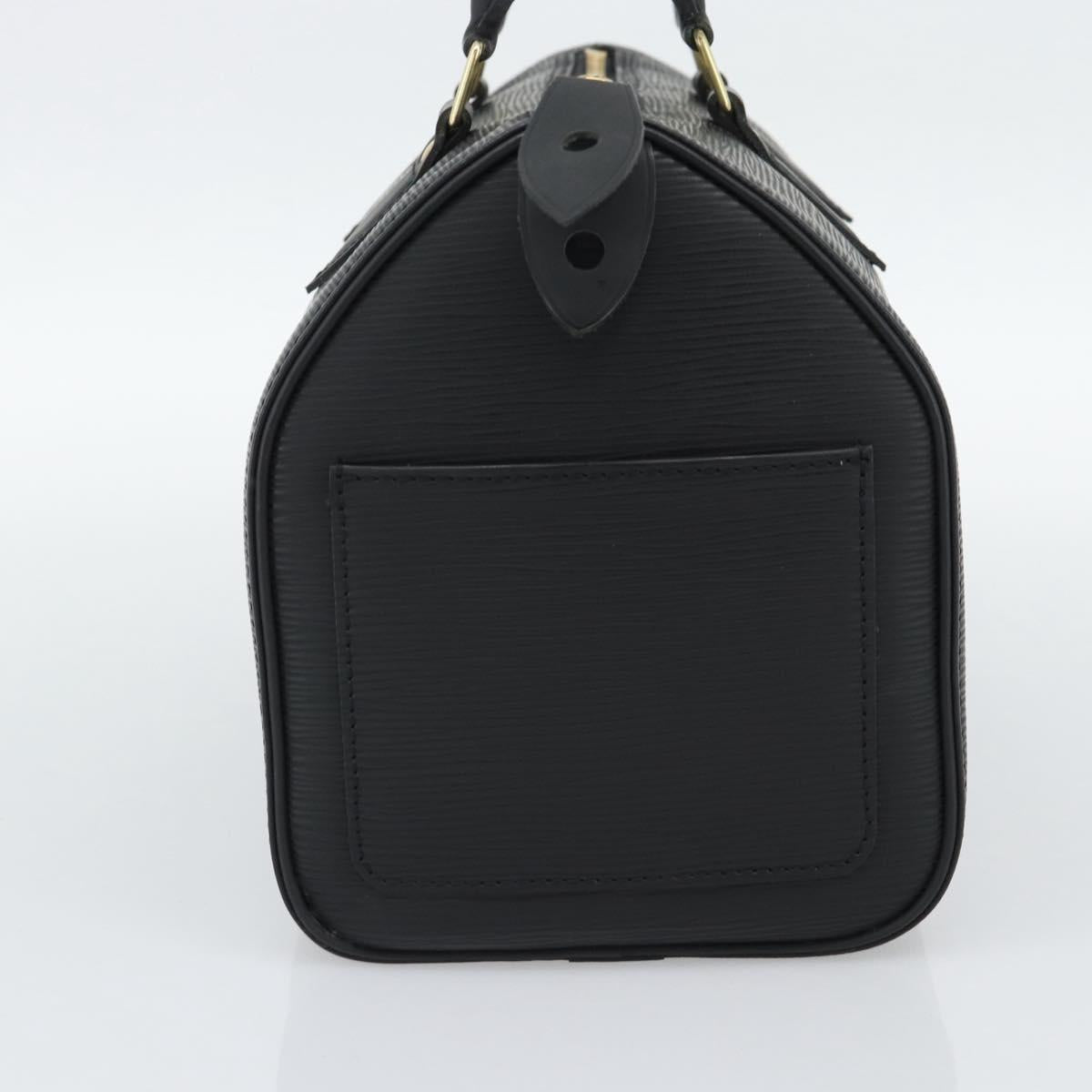 LOUIS VUITTON Epi Speedy 30 Hand Bag Noir Black M43002 LV Auth BA13894A