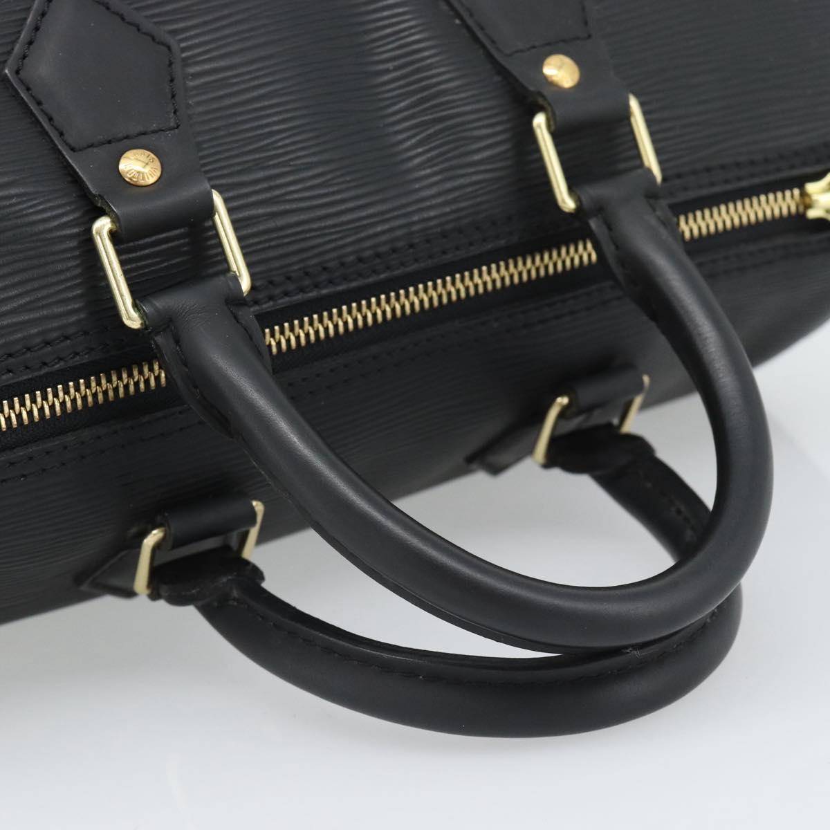 LOUIS VUITTON Epi Speedy 30 Hand Bag Noir Black M43002 LV Auth BA13894A