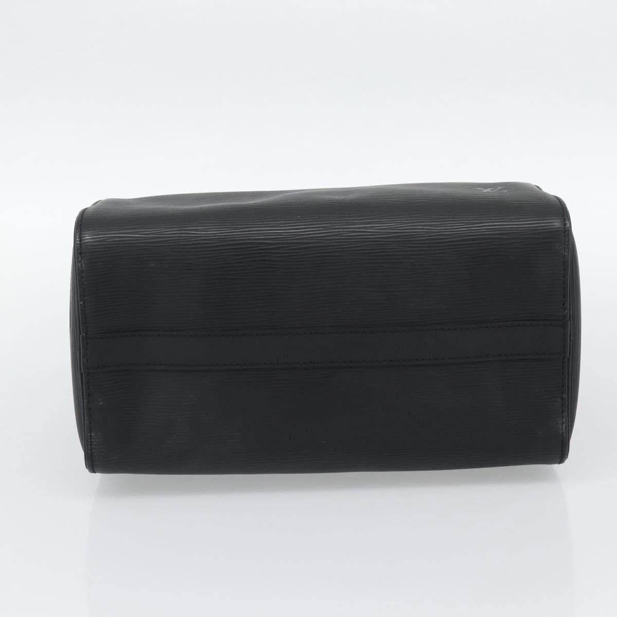 LOUIS VUITTON Epi Speedy 30 Hand Bag Noir Black M43002 LV Auth BA13894A