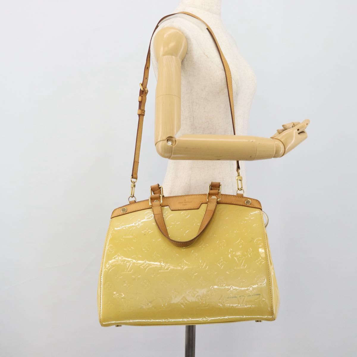 LOUIS VUITTON Vernis Blair GM Hand Bag 2way Dunne LV Auth BA13899