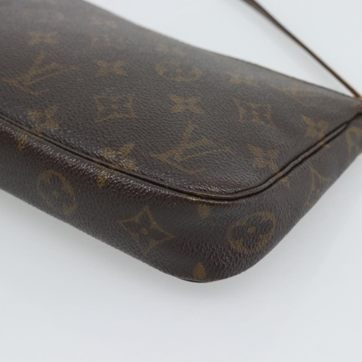 LOUIS VUITTON Monogram Pochette Accessoires Pouch M51980 LV Auth BA13901