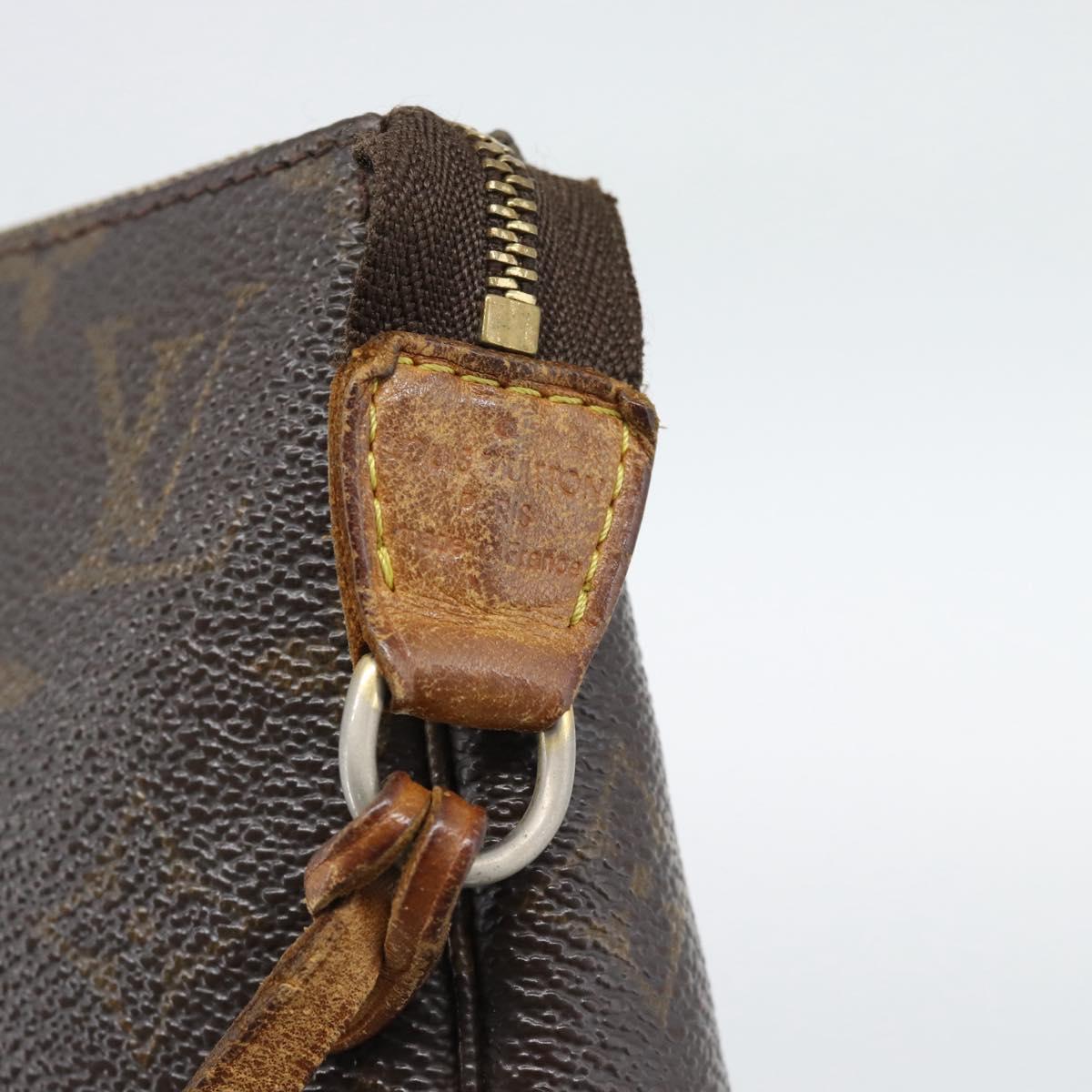 LOUIS VUITTON Monogram Pochette Accessoires Pouch M51980 LV Auth BA13901