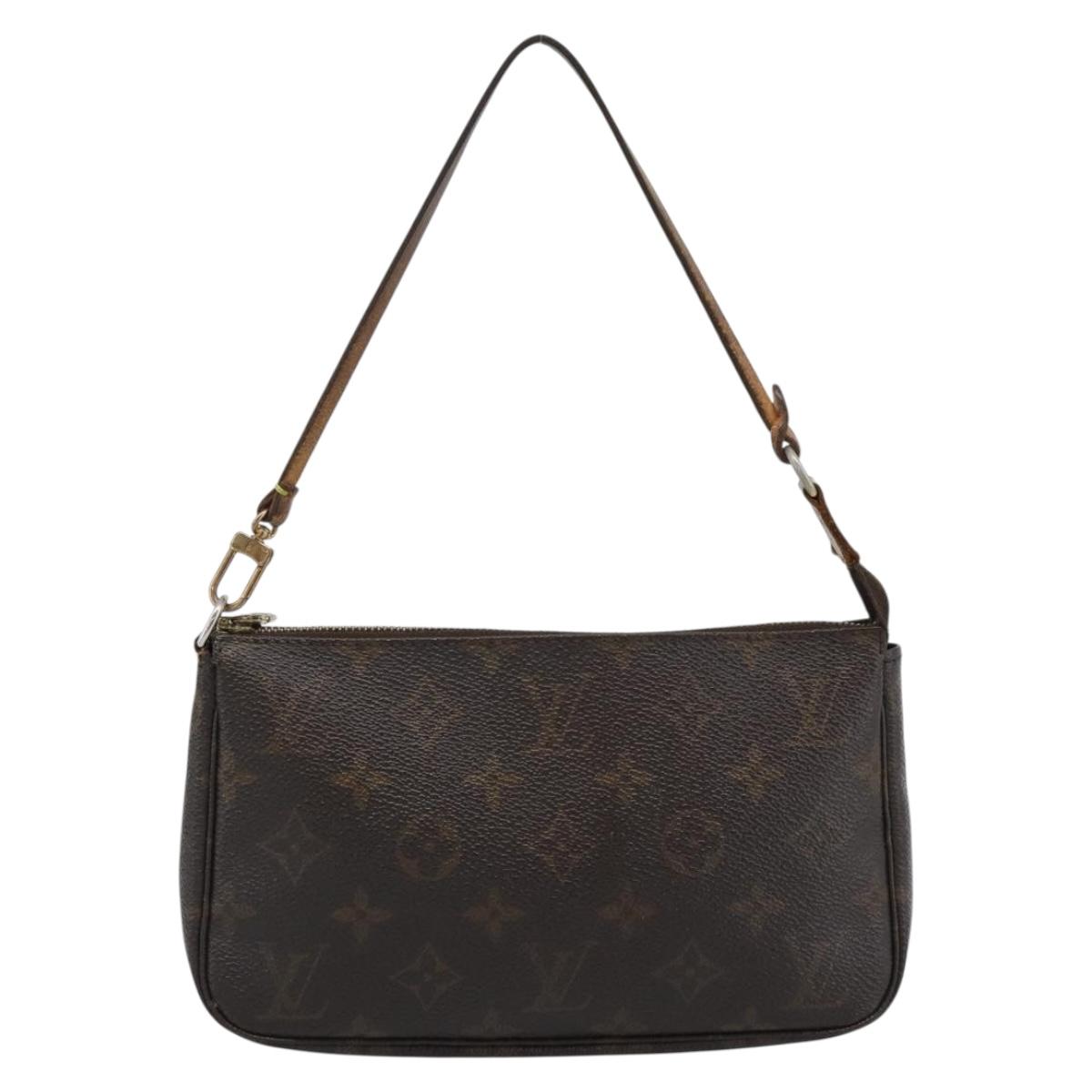 LOUIS VUITTON Monogram Pochette Accessoires Pouch M51980 LV Auth BA13901
