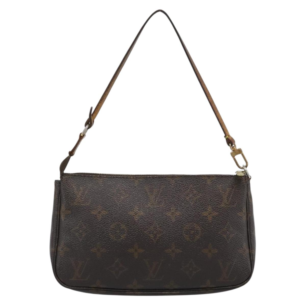 LOUIS VUITTON Monogram Pochette Accessoires Pouch M51980 LV Auth BA13901