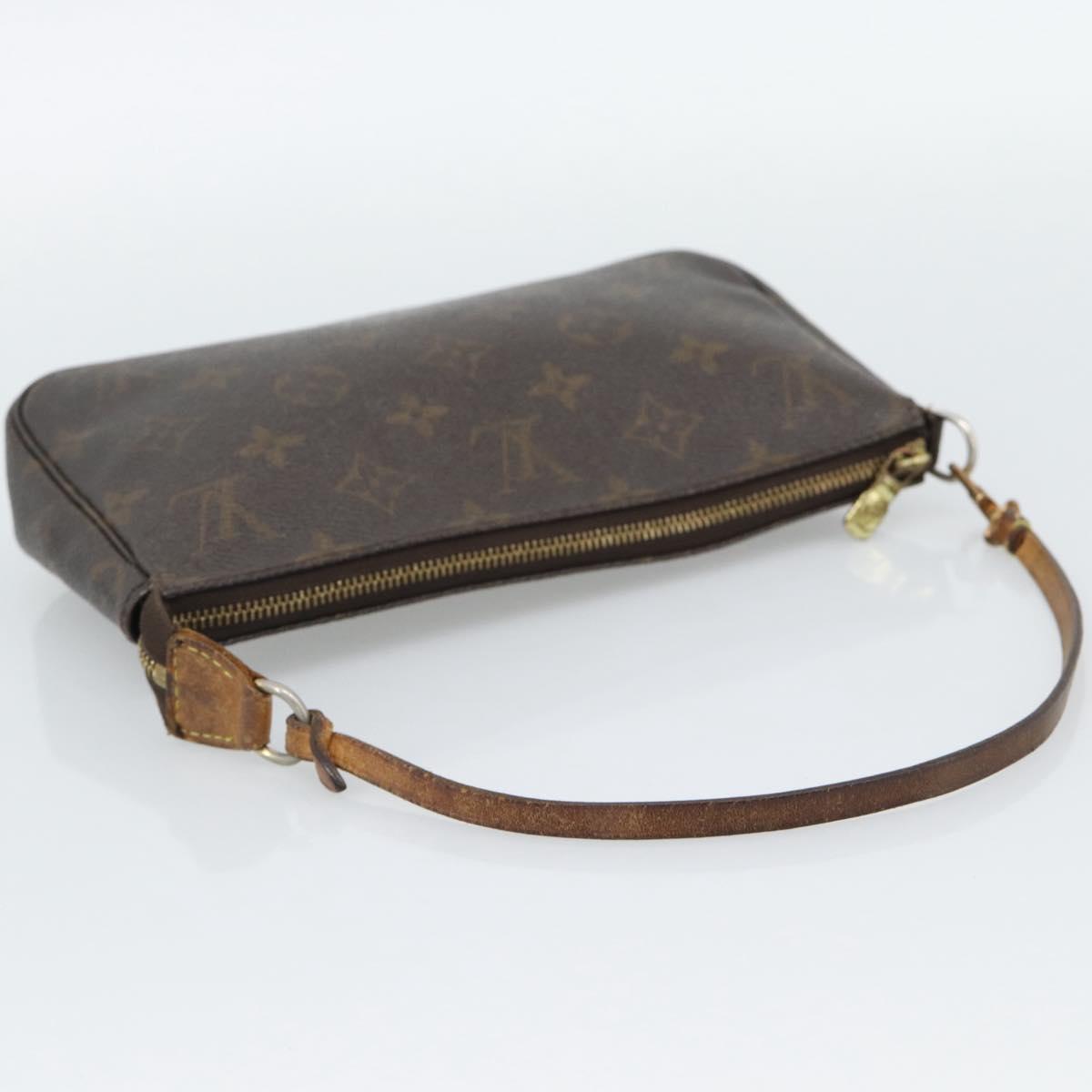 LOUIS VUITTON Monogram Pochette Accessoires Pouch M51980 LV Auth BA13901