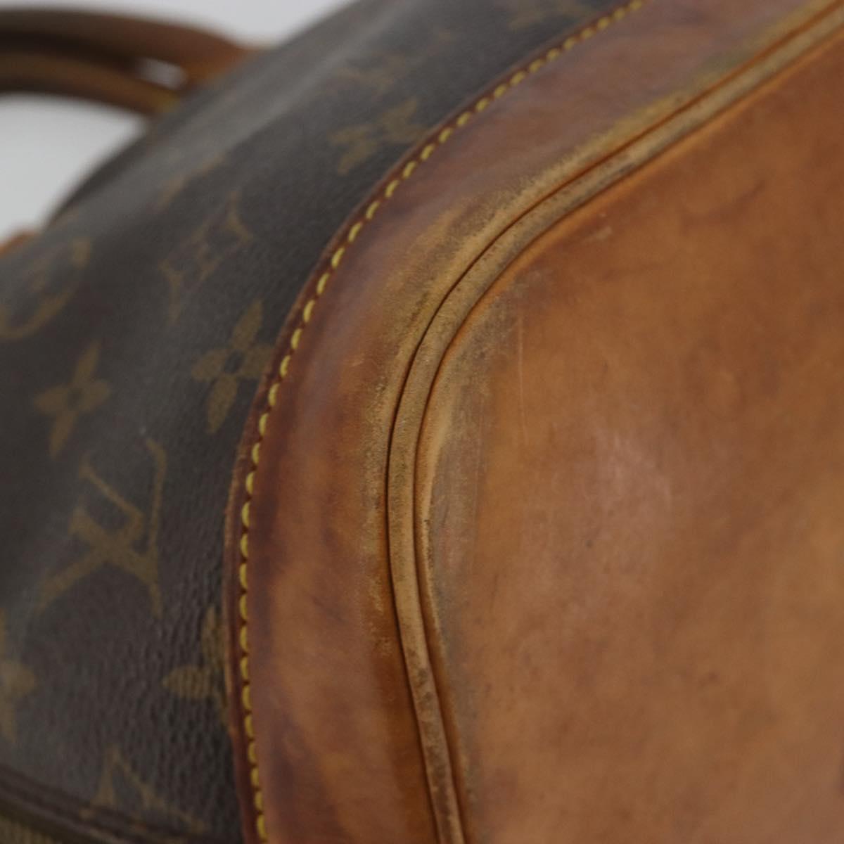 LOUIS VUITTON Monogram Alma Hand Bag M51130 LV Auth BA13908
