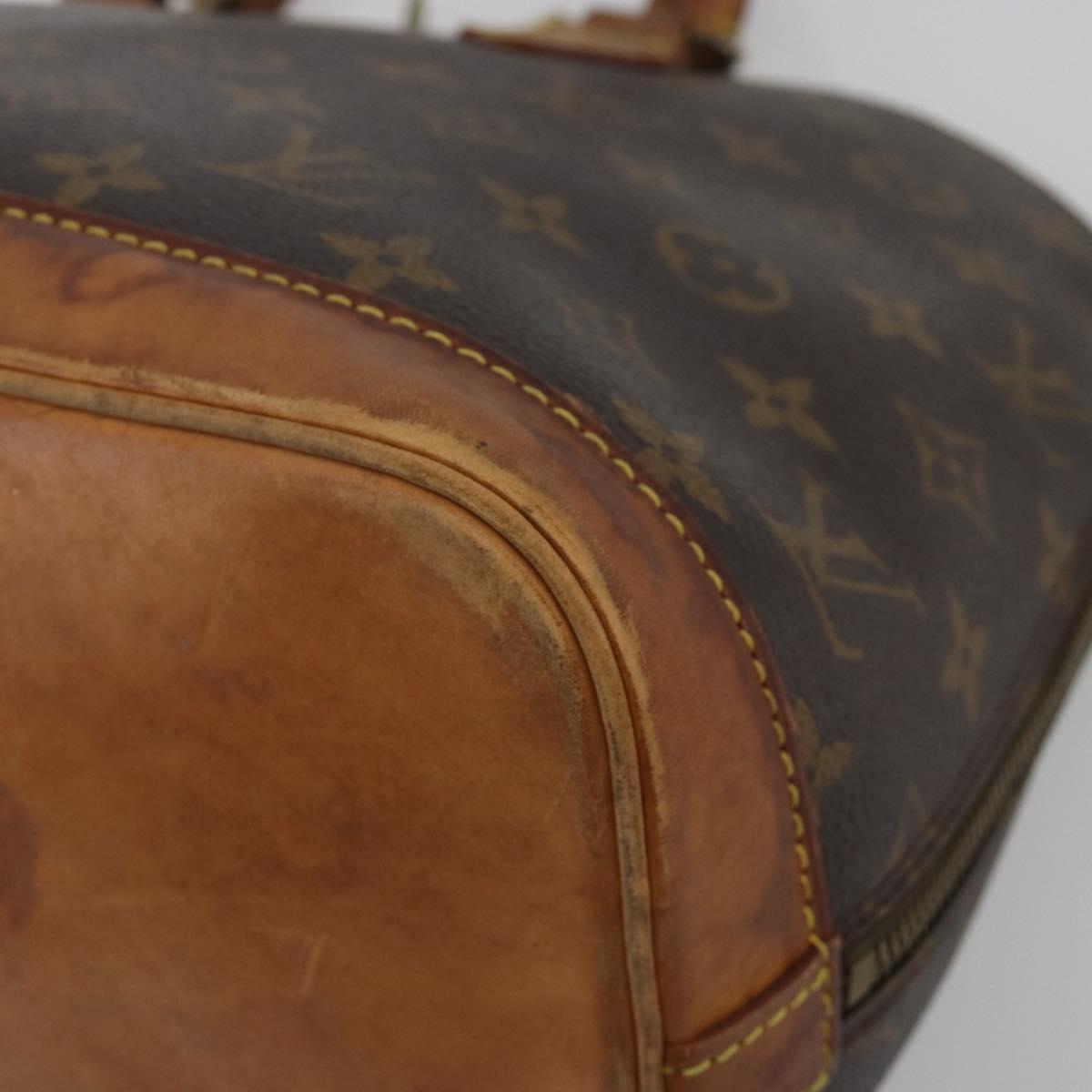 LOUIS VUITTON Monogram Alma Hand Bag M51130 LV Auth BA13908