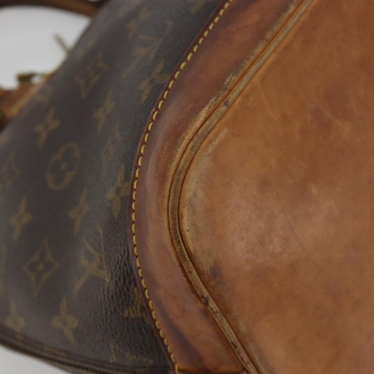 LOUIS VUITTON Monogram Alma Hand Bag M51130 LV Auth BA13908