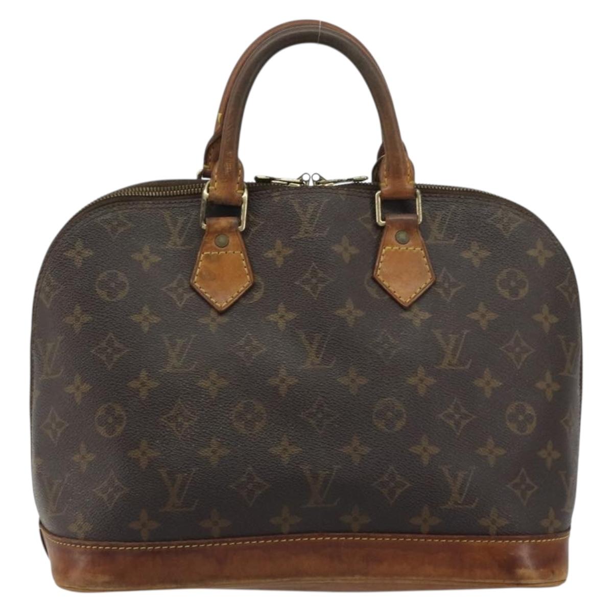 LOUIS VUITTON Monogram Alma Hand Bag M51130 LV Auth BA13908