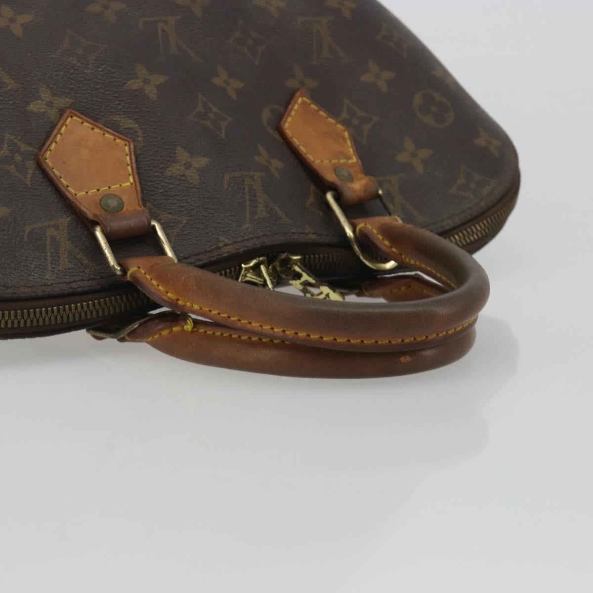 LOUIS VUITTON Monogram Alma Hand Bag M51130 LV Auth BA13908