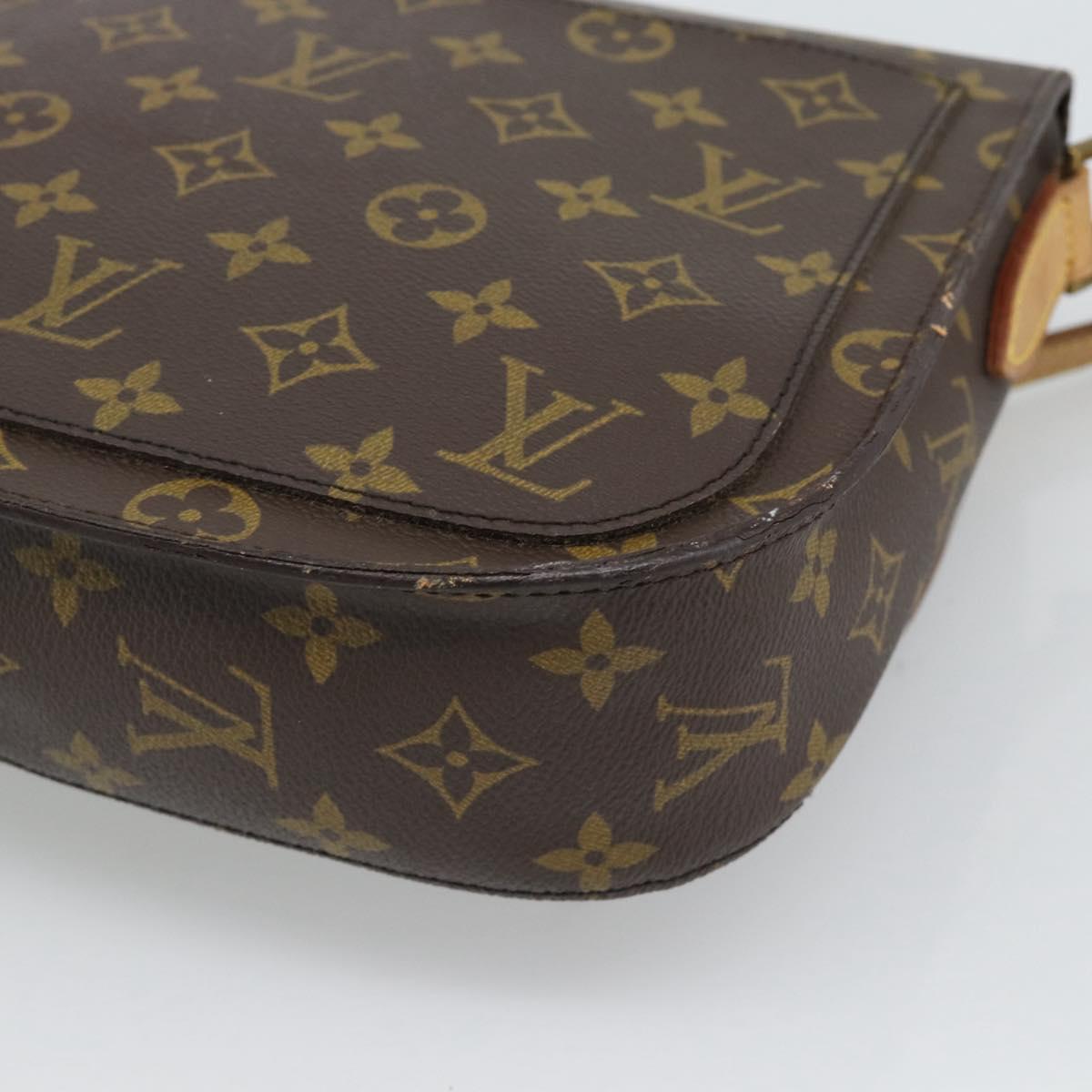LOUIS VUITTON Monogram Saint Cloud GM Shoulder Bag M51242 LV Auth BA13909