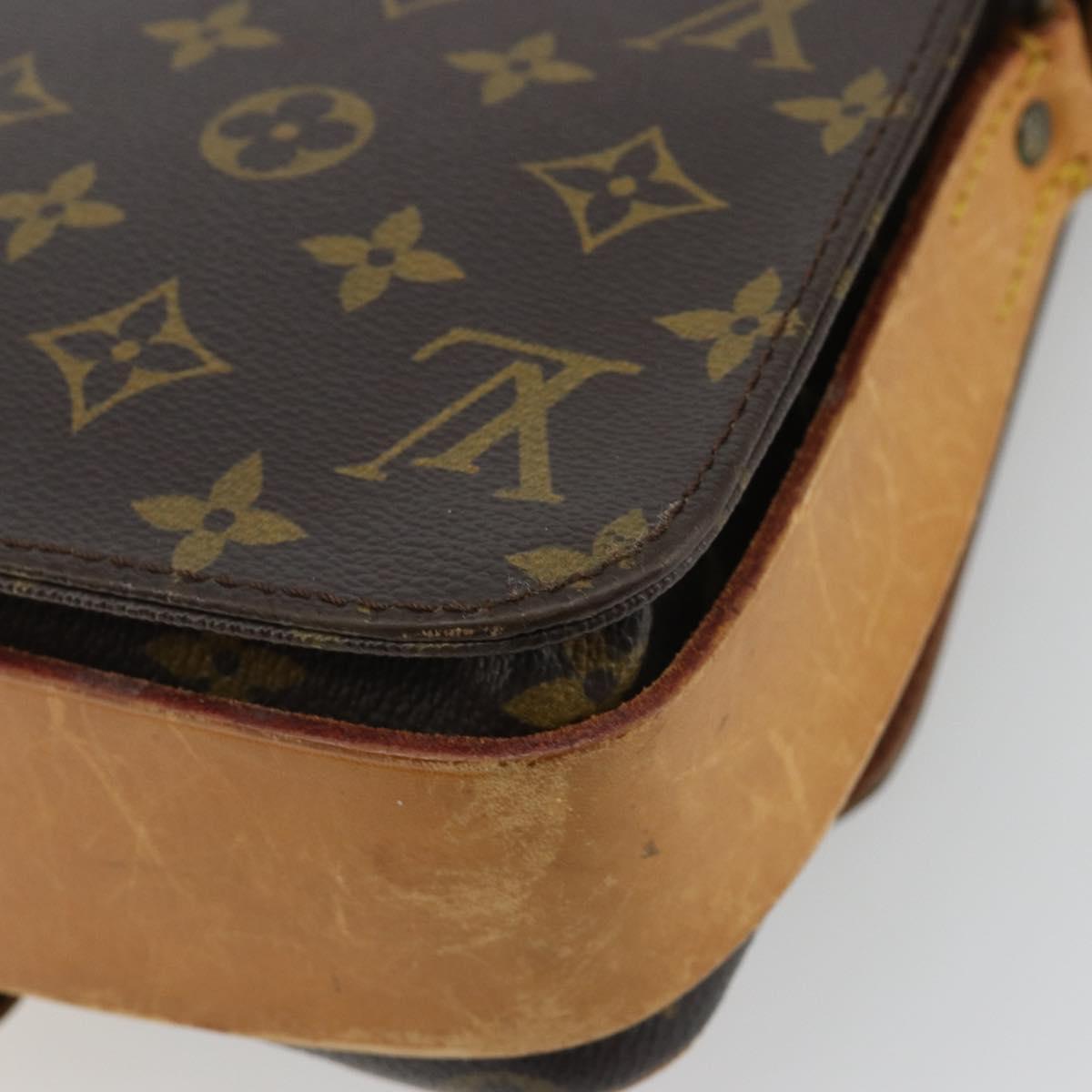 LOUIS VUITTON Monogram Cartouchiere MM Shoulder Bag M51253 LV Auth BA13911
