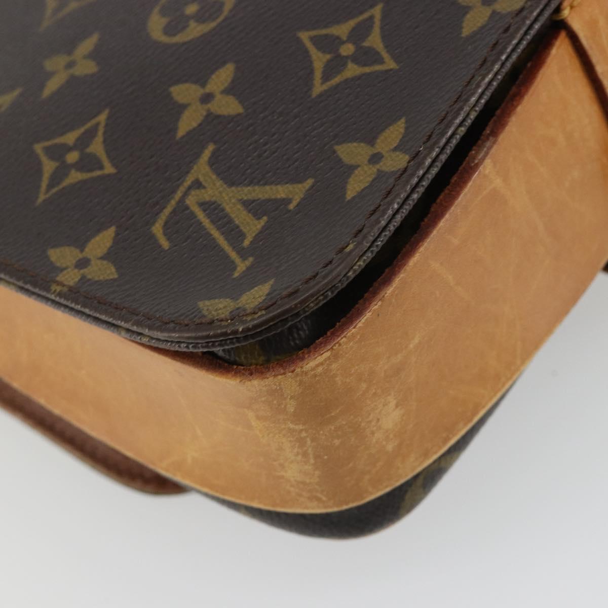 LOUIS VUITTON Monogram Cartouchiere MM Shoulder Bag M51253 LV Auth BA13911
