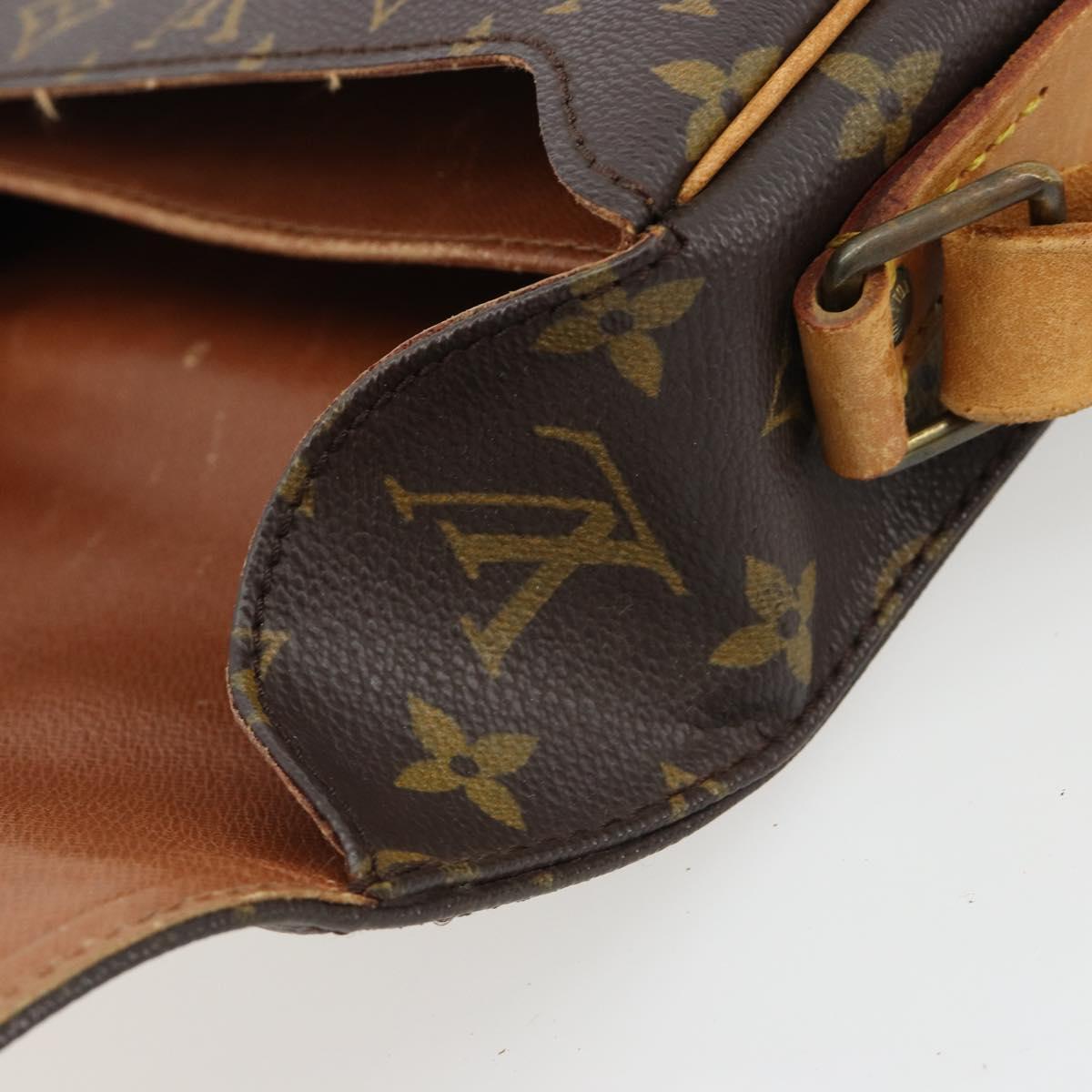 LOUIS VUITTON Monogram Cartouchiere MM Shoulder Bag M51253 LV Auth BA13911