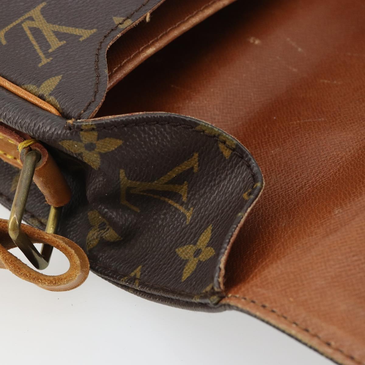 LOUIS VUITTON Monogram Cartouchiere MM Shoulder Bag M51253 LV Auth BA13911