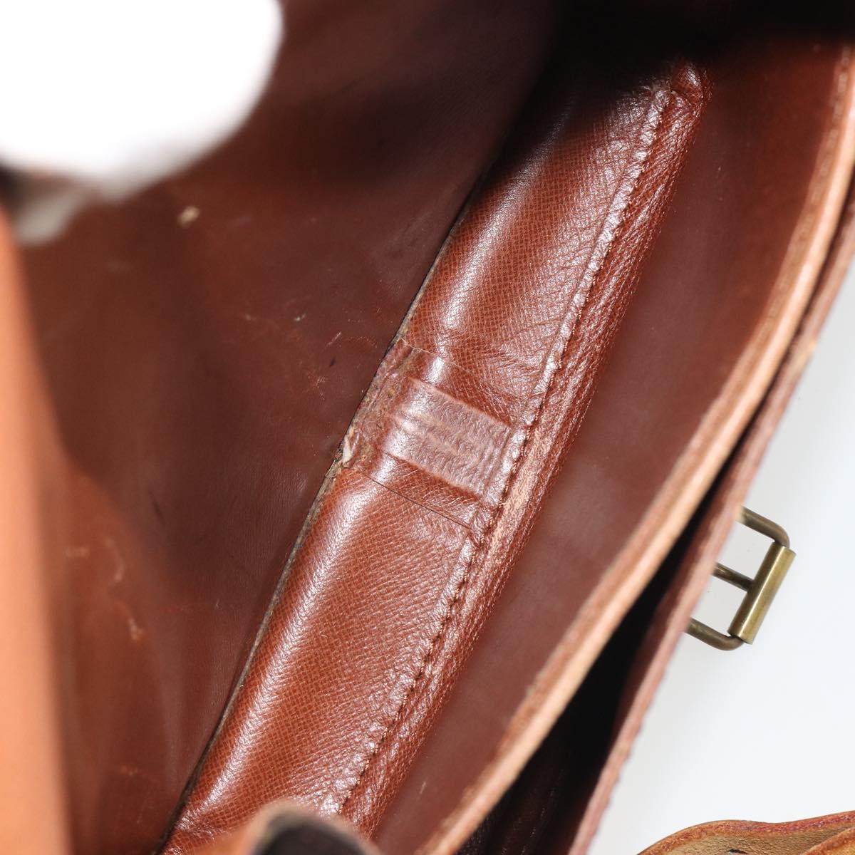 LOUIS VUITTON Monogram Cartouchiere MM Shoulder Bag M51253 LV Auth BA13911
