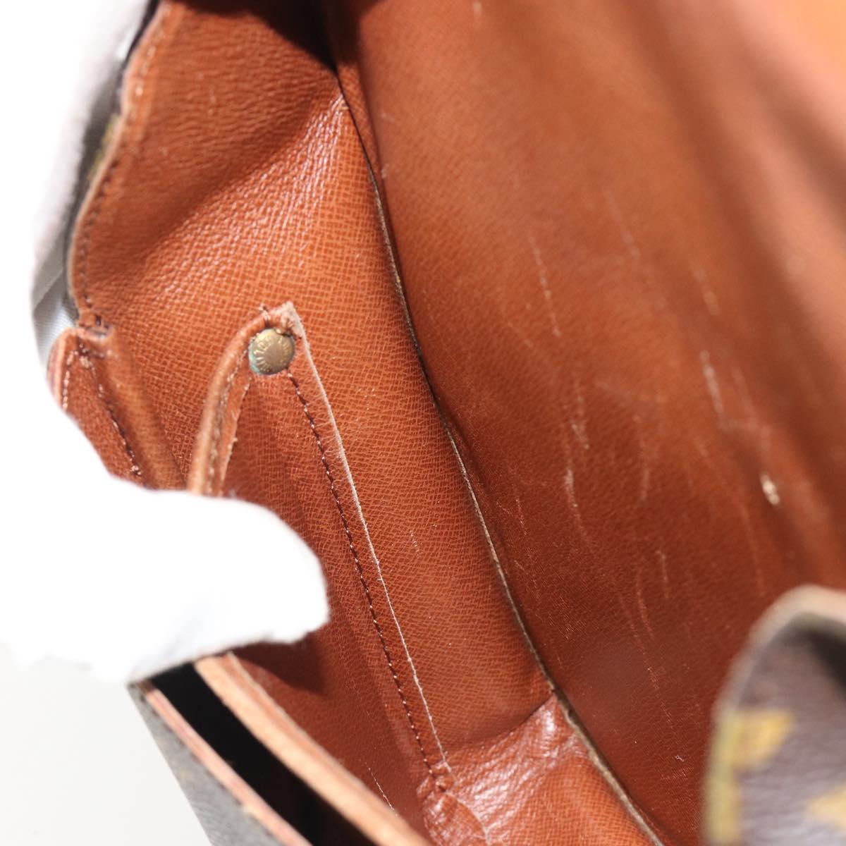 LOUIS VUITTON Monogram Cartouchiere MM Shoulder Bag M51253 LV Auth BA13911