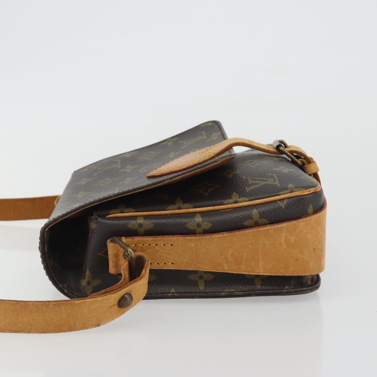 LOUIS VUITTON Monogram Cartouchiere MM Shoulder Bag M51253 LV Auth BA13911