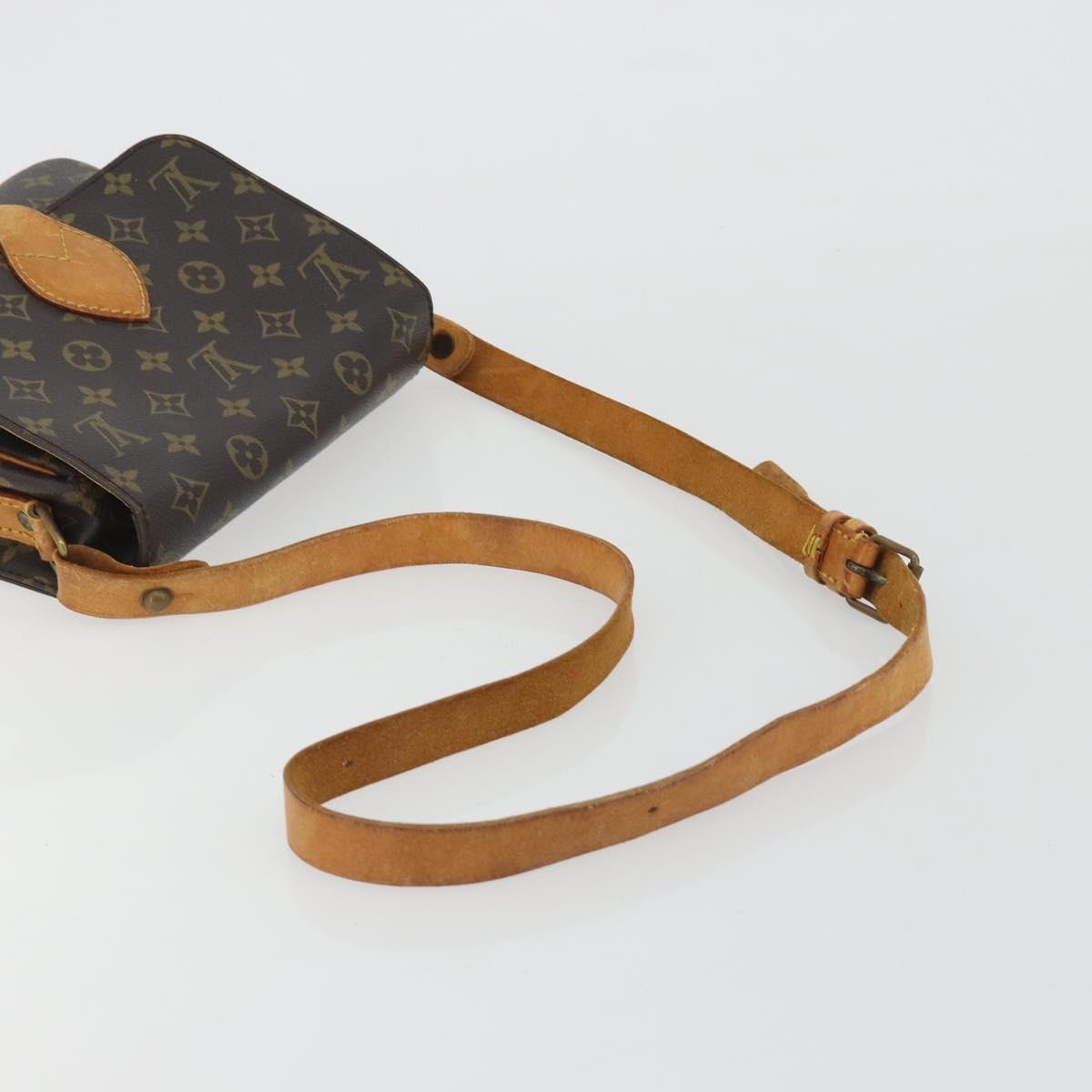 LOUIS VUITTON Monogram Cartouchiere MM Shoulder Bag M51253 LV Auth BA13911