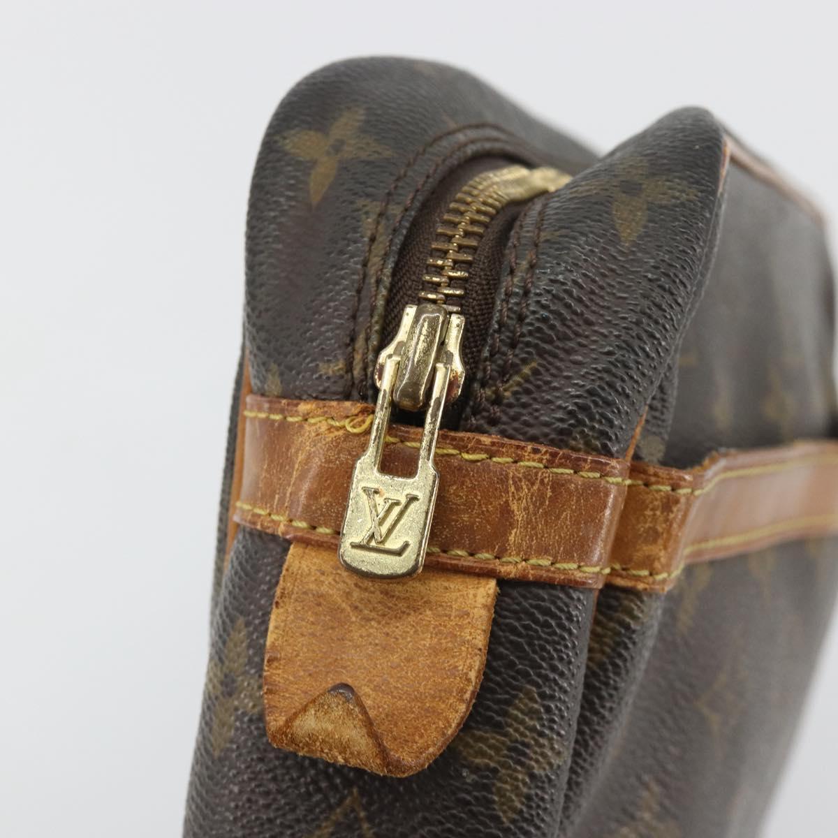 LOUIS VUITTON Monogram Compiegne 28 Clutch Bag M51845 LV Auth BA13913