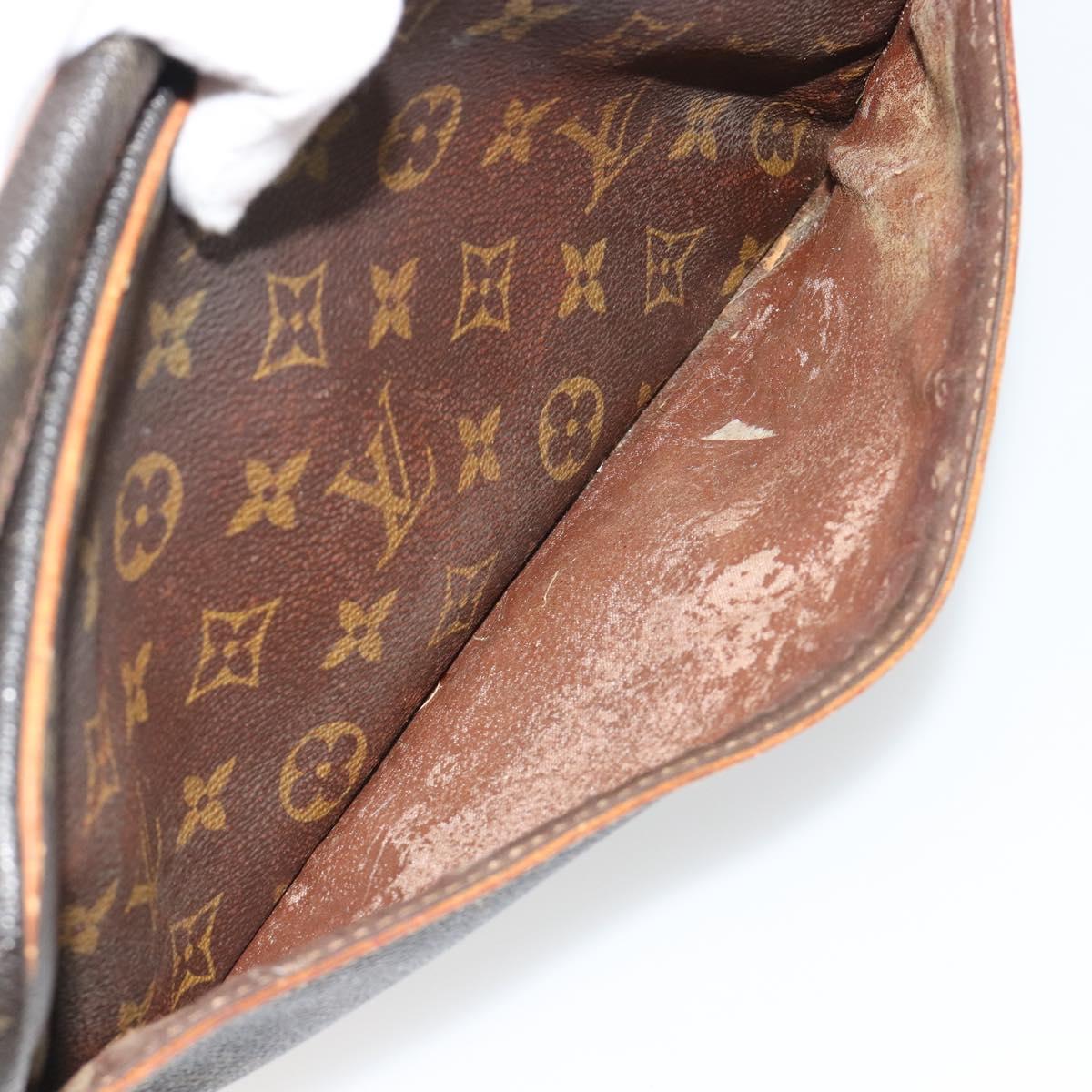 LOUIS VUITTON Monogram Compiegne 28 Clutch Bag M51845 LV Auth BA13913